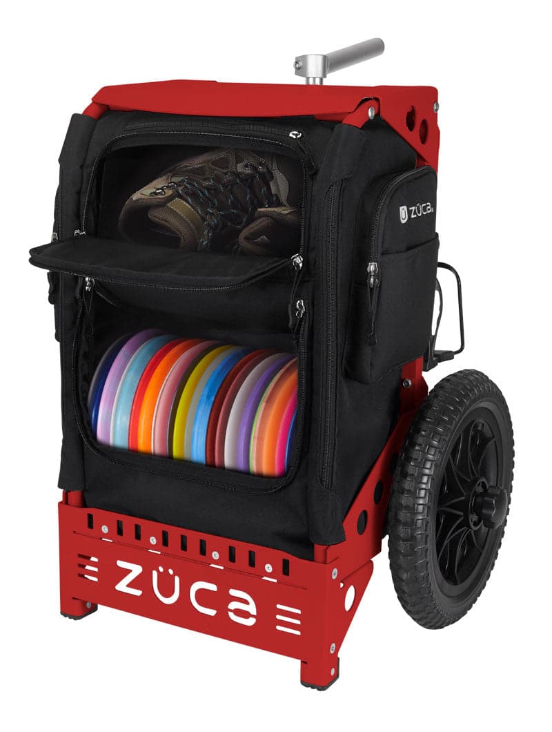 Zuca Red Backpack Cart - Black Trekker Insert Bag