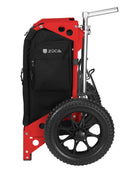 Zuca Trekker Disc Golf Cart - Red Frame With Black Insert Bag
