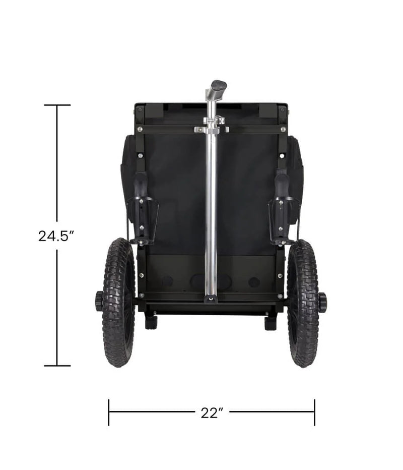 Zuca Black Backpack Cart - Black Trekker Insert Bag