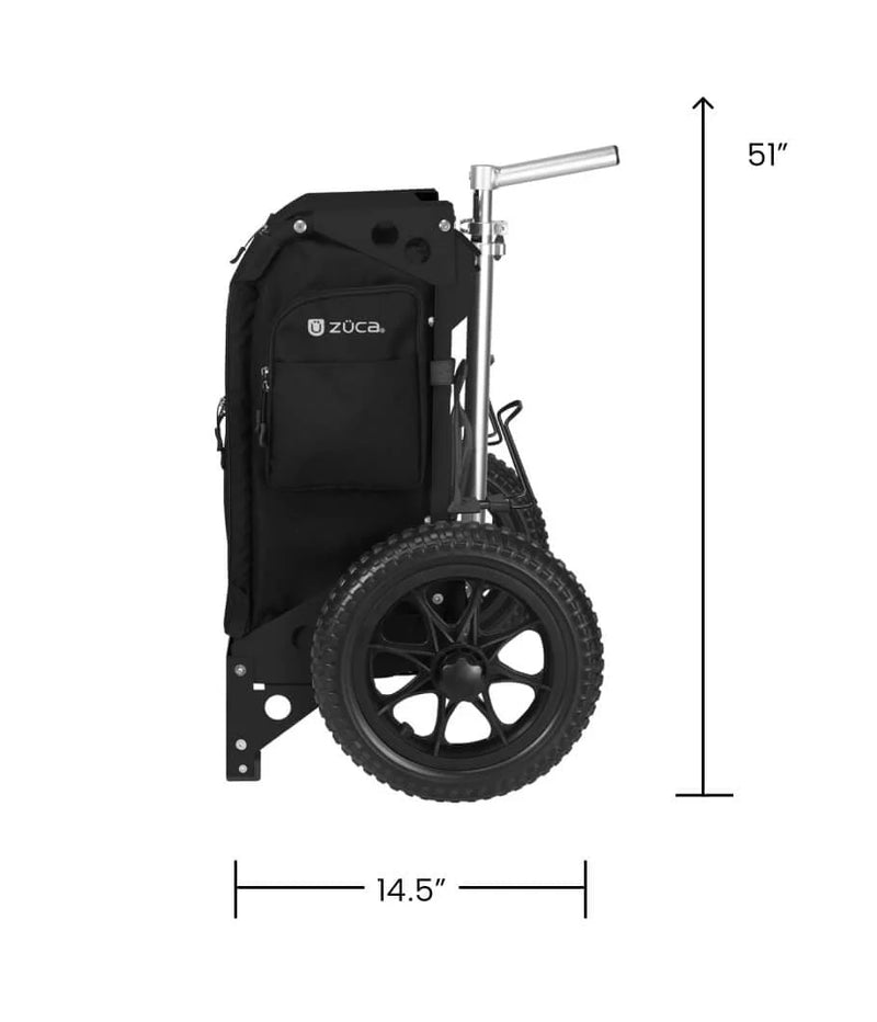 Zuca Black Backpack Cart - Black Trekker Insert Bag