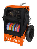 Zuca Trekker Disc Golf Cart - Orange Frame With Black Insert Bag