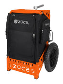 Zuca Trekker Disc Golf Cart - Orange Frame With Black Insert Bag