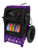Zuca Trekker Disc Golf Cart - Purple Frame With Black Insert Bag