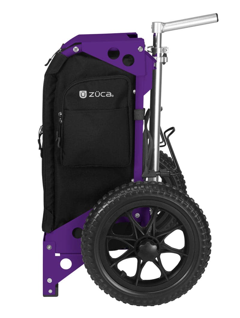 Zuca Purple Backpack Cart - Black Trekker Insert Bag