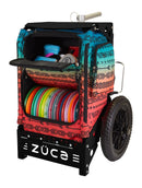 Zuca Trekker Disc Golf Cart - Black Frame With Jennifer Allen Special Edition Insert Bag