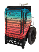 Zuca Trekker Disc Golf Cart - Black Frame With Jennifer Allen Special Edition Insert Bag