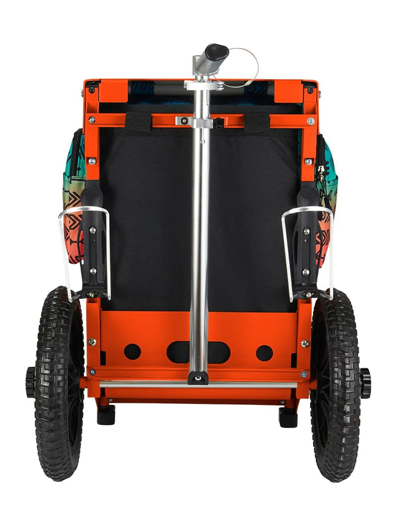 Zuca Orange Backpack Cart - Jennifer Allen Special Edition Trekker Insert Bag