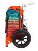 Zuca Trekker Disc Golf Cart - Orange Frame With Jennifer Allen Special Edition Insert Bag