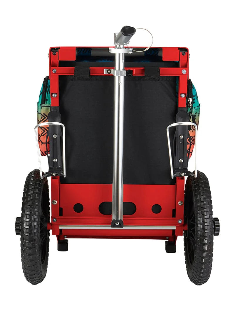 Zuca Red Backpack Cart - Jennifer Allen Special Edition Trekker Insert Bag