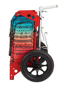Zuca Trekker Disc Golf Cart - Red Frame With Jennifer Allen Special Edition Insert Bag