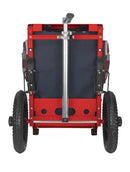 Zuca Trekker Disc Golf Cart - Red Frame With Old Glory Insert Bag