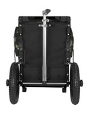 Zuca Trekker Disc Golf Cart - Black Frame With Woodland Camo Insert Bag