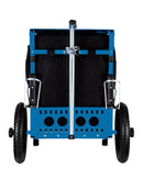 Zuca Trekker LG Disc Golf Cart - Blue Backpack LG Frame With Black Trekker LG Insert Bag