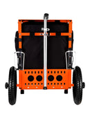 Zuca Trekker LG Disc Golf Cart - Orange Backpack LG Frame With Black Insert Bag