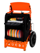Zuca Trekker LG Disc Golf Cart - Orange Backpack LG Frame With Black Insert Bag