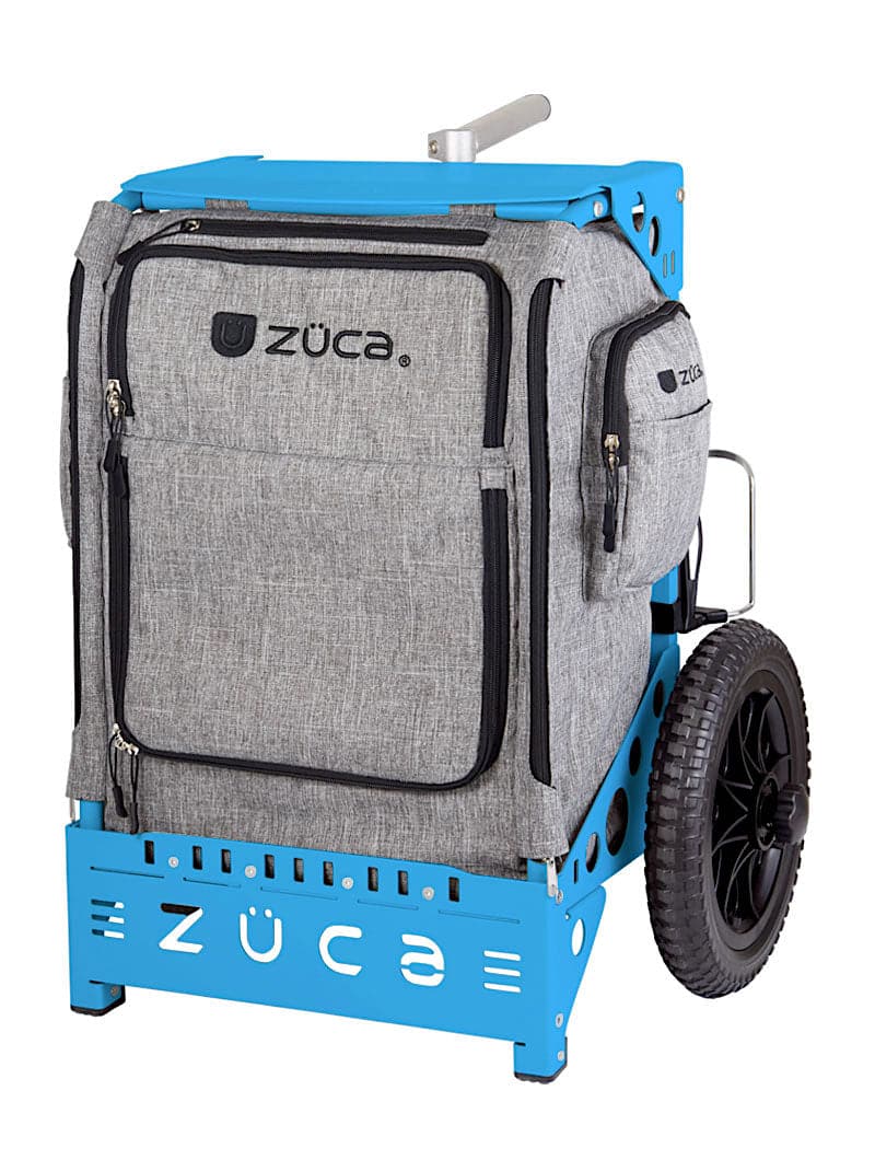 Zuca Blue Backpack LG Disc Golf Cart - Charcoal Trekker LG Insert Bag