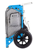 Zuca Trekker LG Disc Golf Cart - Blue Backpack LG Frame With Charcoal Trekker LG Insert Bag