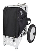 Zuca All Terrain Disc Golf Cart - White Frame With Paul Ulibari Special Edition Insert Bag