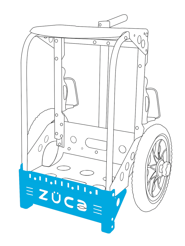 Zuca Backpack Cart LG and Trekker LG Disc Golf Cart Front Wrapper