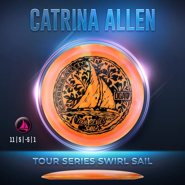 DGA Tour Series Swirl Sail - Catrina Allen 2023