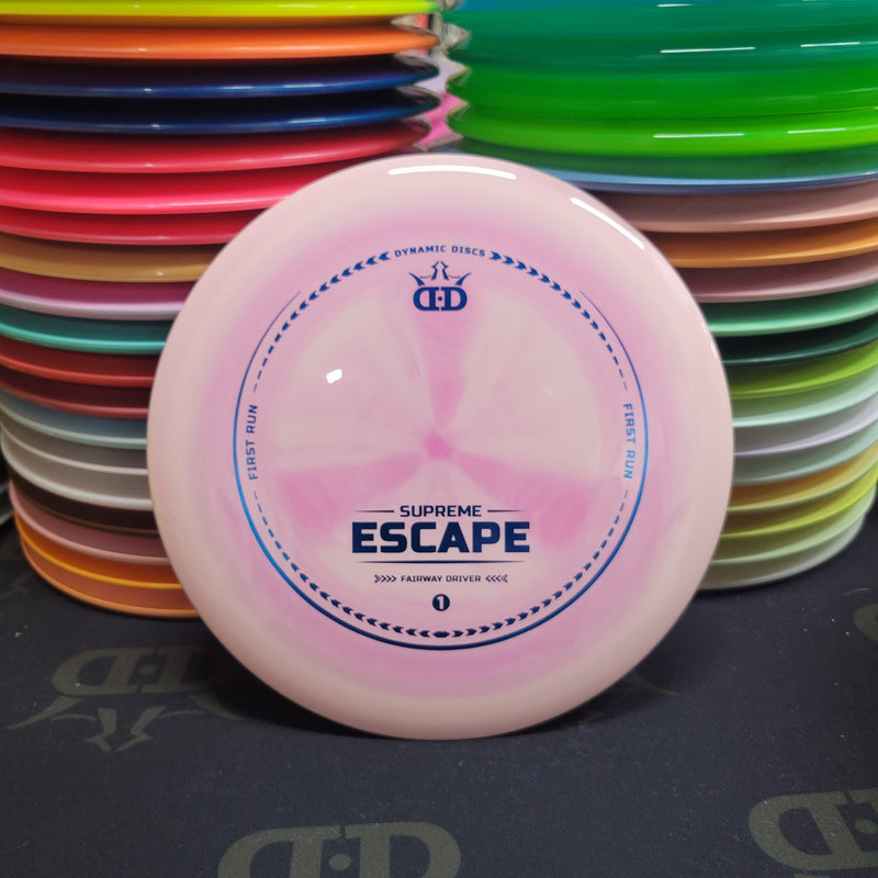 Dynamic Discs Supreme Escape - First Run in Light Pink