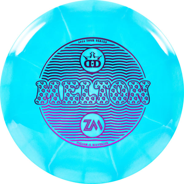 Dynamic Discs Fuzion-X Burst Maverick - Zach Melton 2022 Tour Series Stamp