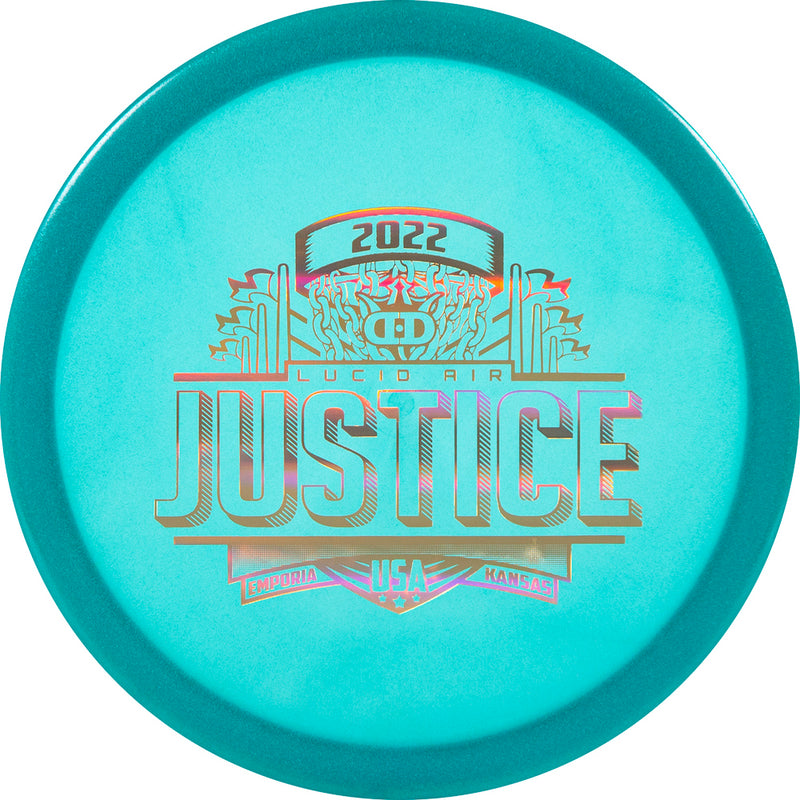 Dynamic Discs Lucid Air Justice - 2022 Worlds Fundraiser