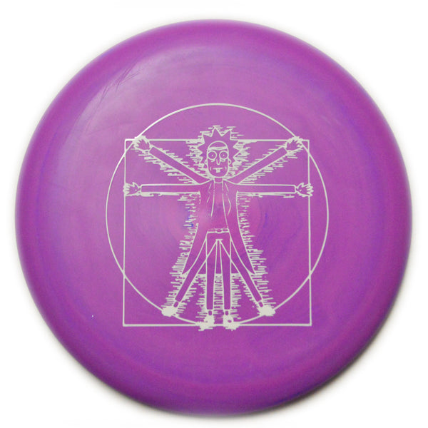 virtruvian disc golf rick and morty stamp purple putter gateway local route pro shop