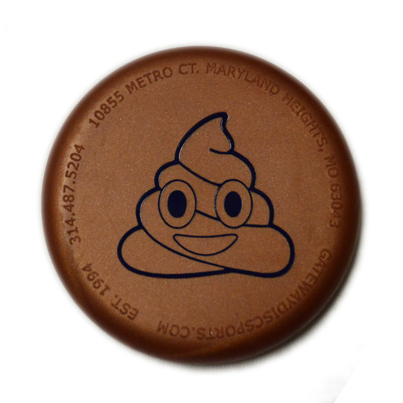 first run poop mini gateway discs marker brown funny spoof gag gift